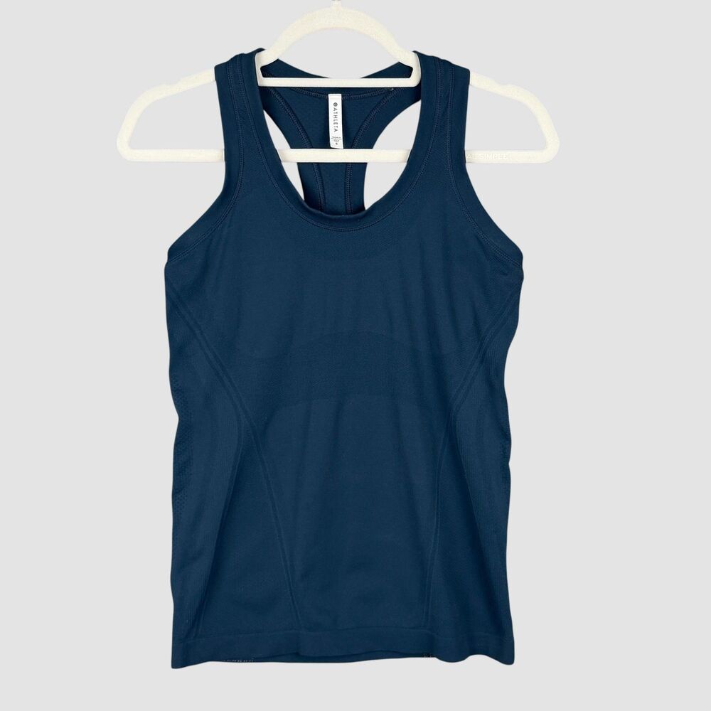 Athleta Women's Racerback Workout Tank‎ Top Teal Blue Size S
